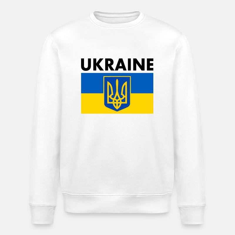 Ukraine - Sweat bio ROLLER Stanley/Stella Unisexe - blanc