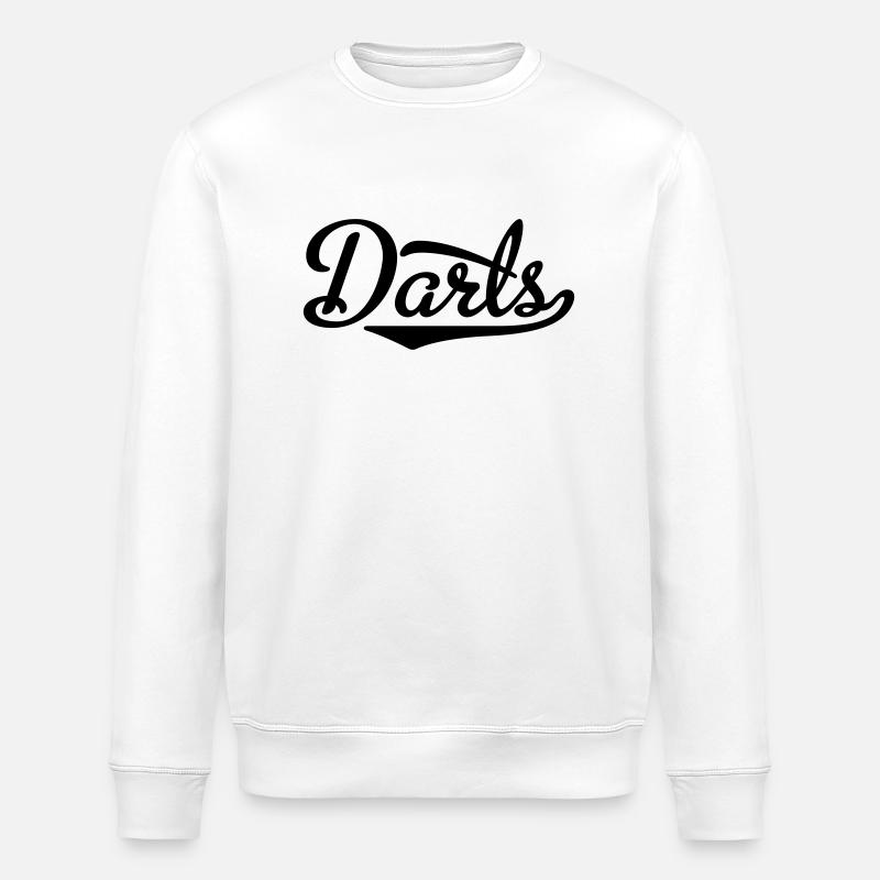 Darts - Stanley/Stella ROLLER Unisex Organic Sweatshirt - white