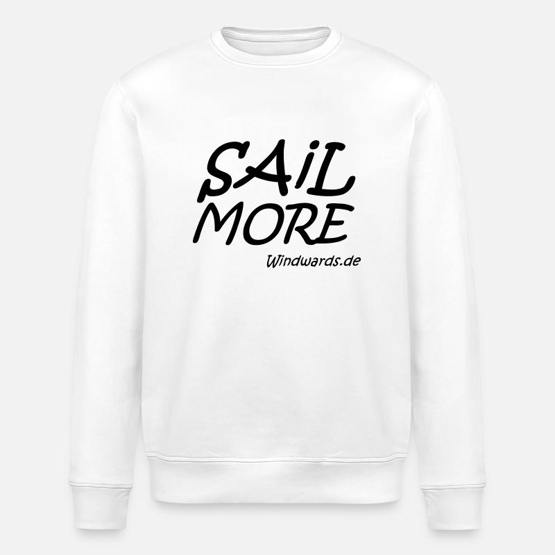 naviguer plus travaillent moins de motivation - Sweat bio ROLLER Stanley/Stella Unisexe - blanc