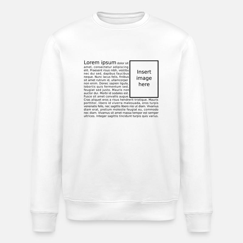 Lorem Ipsum - Stanley/Stella Unisex Bio-Sweatshirt ROLLER - Weiß
