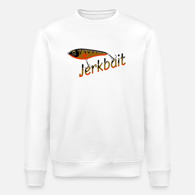 Jerkbait - Stanley/Stella ROLLER Unisex Organic Sweatshirt - white