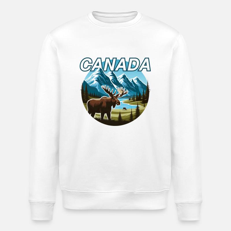 Canada 10 (en anglais seulement) - Sweat bio ROLLER Stanley/Stella Unisexe - blanc