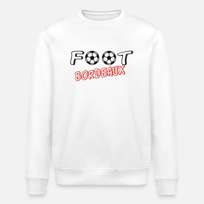 Fußball Bordeaux - Stanley/Stella Unisex Bio-Sweatshirt ROLLER - Weiß