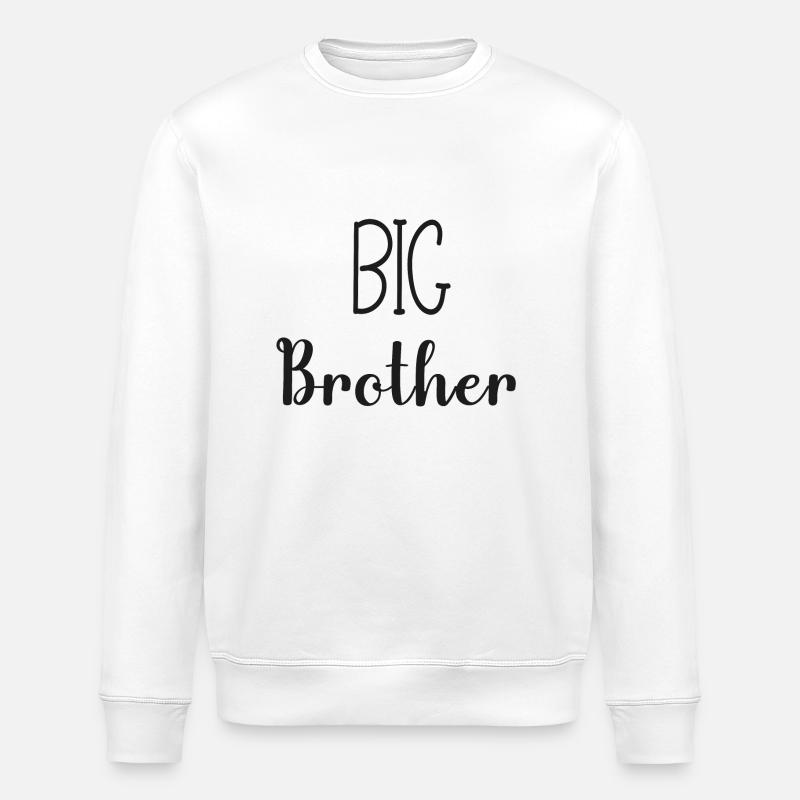 big brother - big bro - Sweat bio ROLLER Stanley/Stella Unisexe - blanc