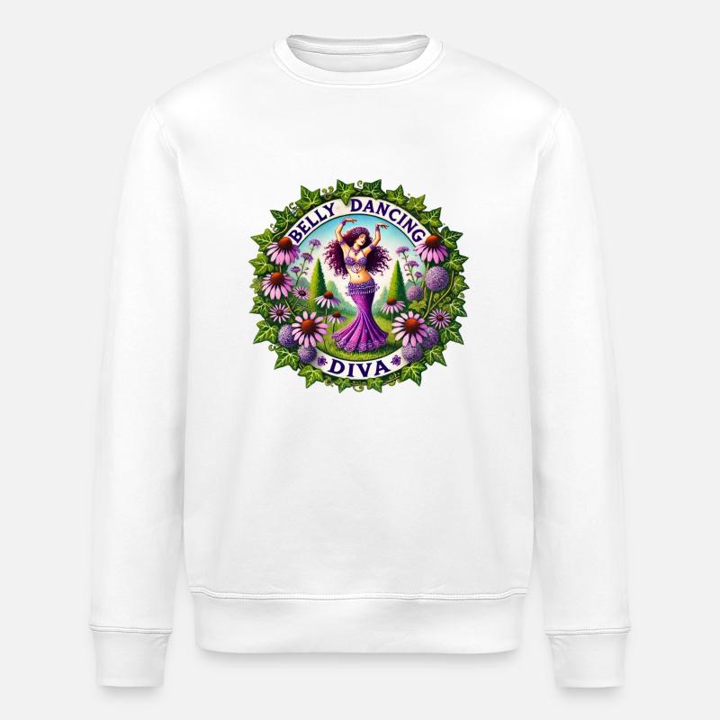 Bauchtanz-Diva - Stanley/Stella Unisex Bio-Sweatshirt ROLLER - Weiß