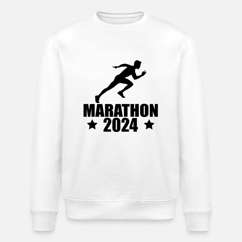 marathon 2024 - Stanley/Stella Unisex Bio-Sweatshirt ROLLER - Weiß