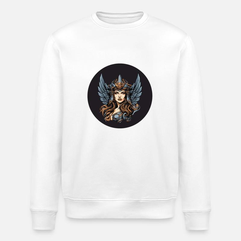 Guerrier - Sweat bio ROLLER Stanley/Stella Unisexe - blanc