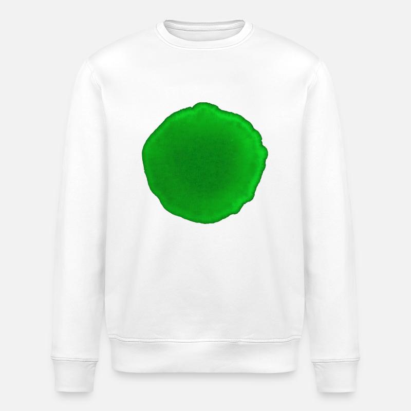 Punkt Grün - Stanley/Stella Unisex Bio-Sweatshirt ROLLER - Weiß