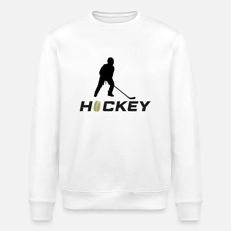 hockey - Stanley/Stella Unisex Bio-Sweatshirt ROLLER - Weiß