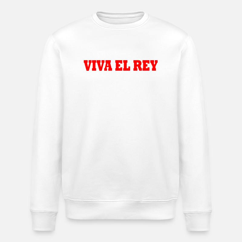 Viva el rey - Sweat bio ROLLER Stanley/Stella Unisexe - blanc
