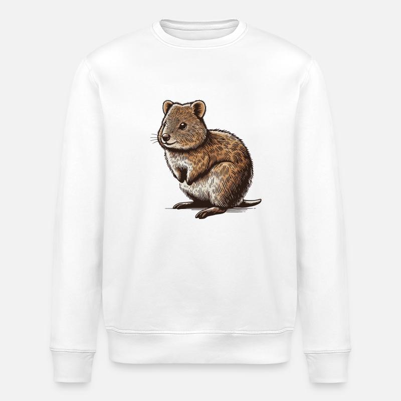 Quokka - Stanley/Stella Unisex Bio-Sweatshirt ROLLER - Weiß