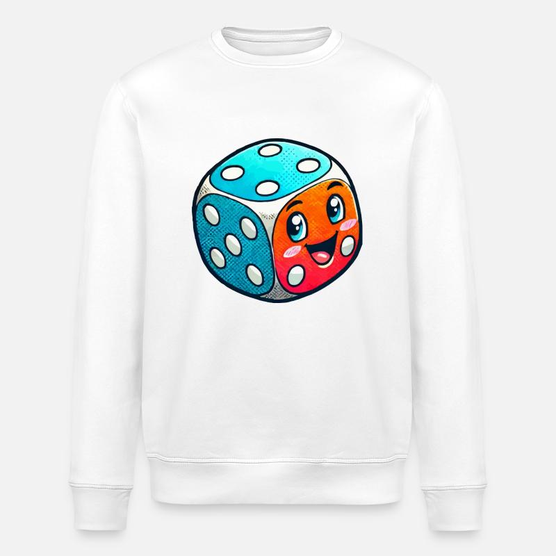 Bande dessinée Cube - Sweat bio ROLLER Stanley/Stella Unisexe - blanc