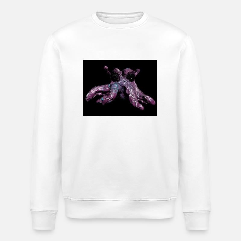 Octopus octopus - Stanley/Stella ROLLER Unisex Organic Sweatshirt - white