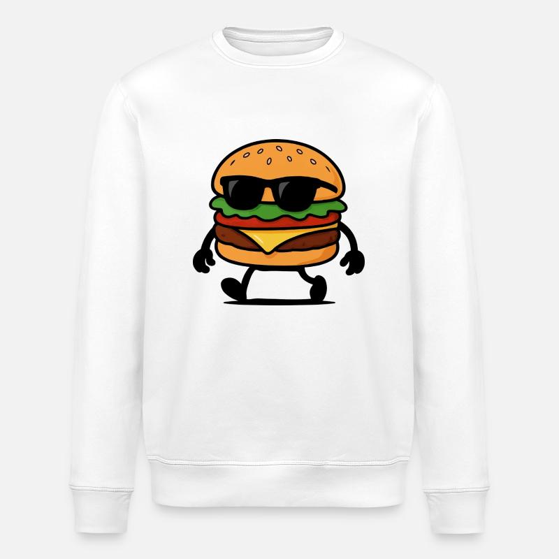 burger sonnenbrille - Stanley/Stella Unisex Bio-Sweatshirt ROLLER - Weiß