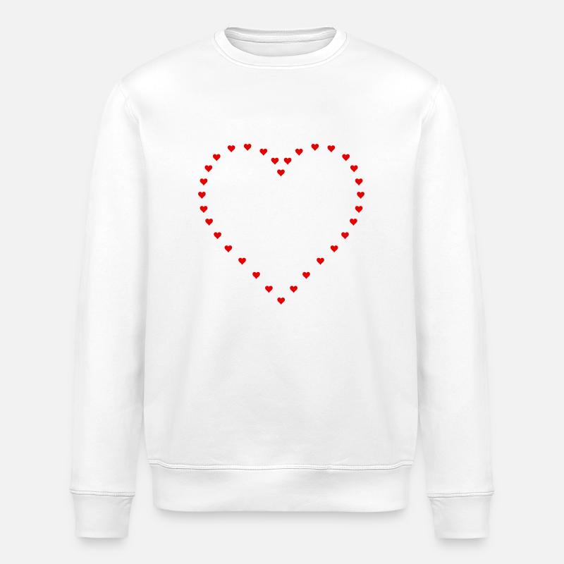 Herz ab herzen - Stanley/Stella Unisex Bio-Sweatshirt ROLLER - Weiß