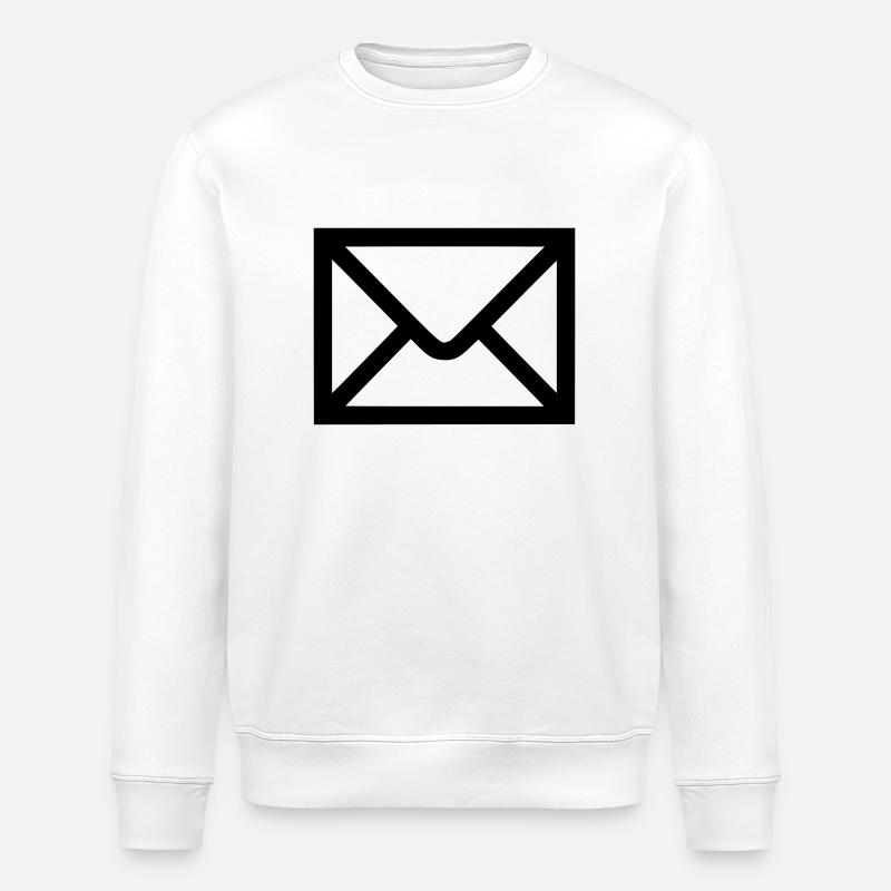 Lettre - post - Email - Sweat bio ROLLER Stanley/Stella Unisexe - blanc