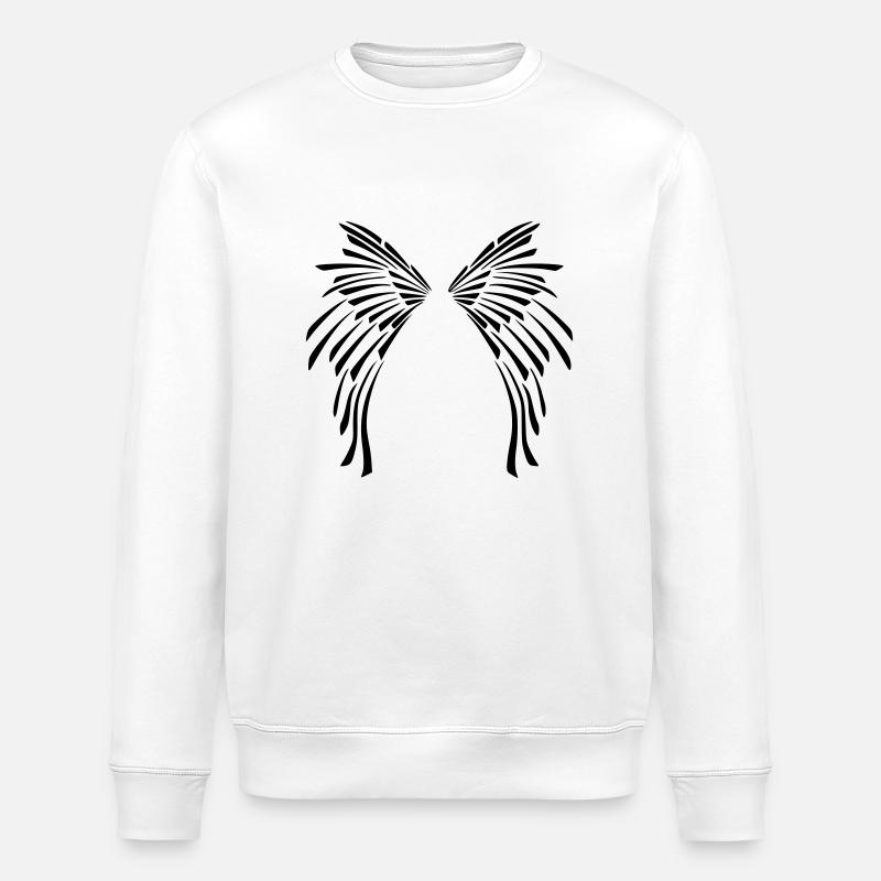 ailes_tribal - Sweat bio ROLLER Stanley/Stella Unisexe - blanc