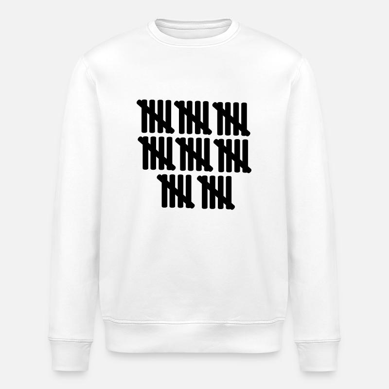 40 - anniversaire - Sweat bio ROLLER Stanley/Stella Unisexe - blanc