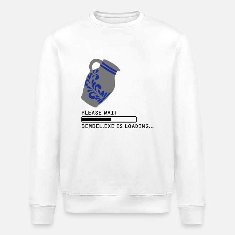Bembel.EXE Loading... - Stanley/Stella Unisex Bio-Sweatshirt ROLLER - Weiß