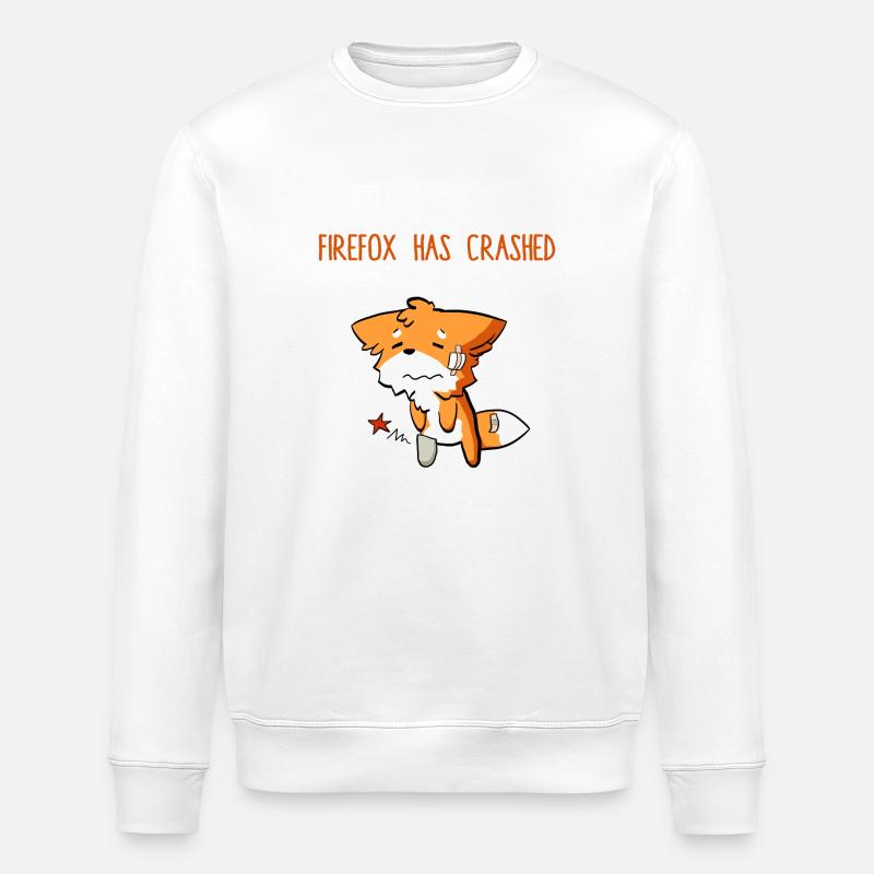 Firefox has crashed - Sweat bio ROLLER Stanley/Stella Unisexe - blanc