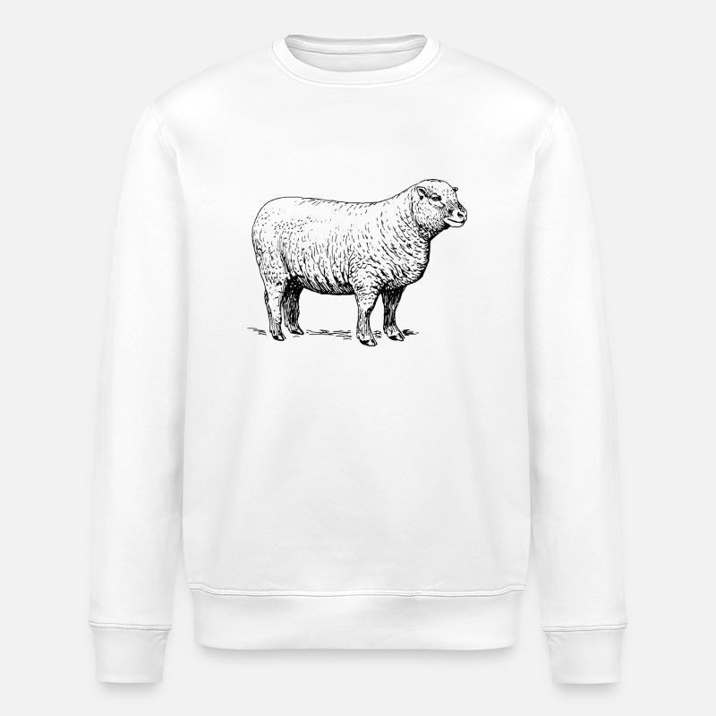 sheep97 - Stanley/Stella ROLLER Unisex Organic Sweatshirt - white