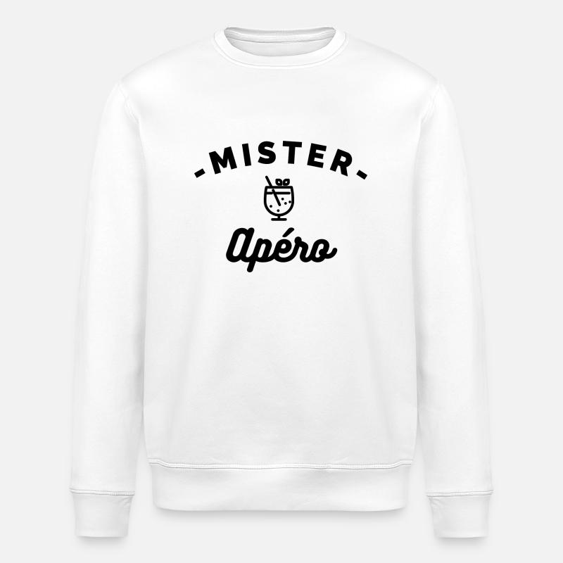 MISTER Apéro - Sweat bio ROLLER Stanley/Stella Unisexe - blanc