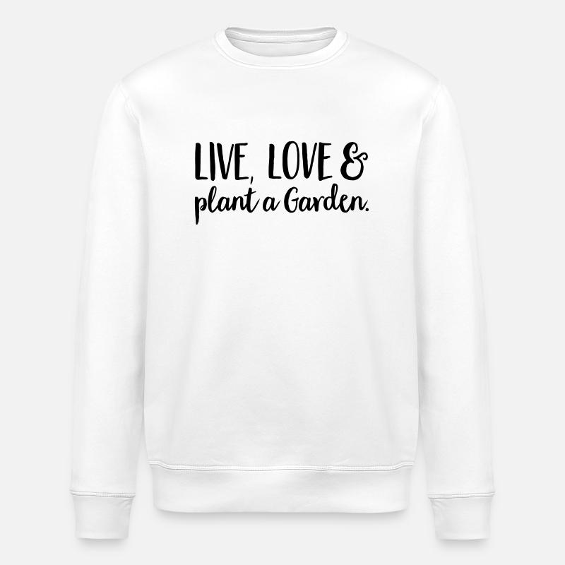 Jardin - Sweat bio ROLLER Stanley/Stella Unisexe - blanc