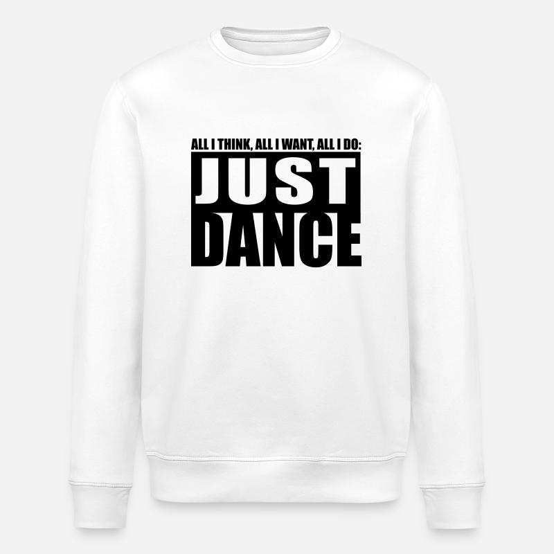 just dance - Stanley/Stella Unisex Bio-Sweatshirt ROLLER - Weiß