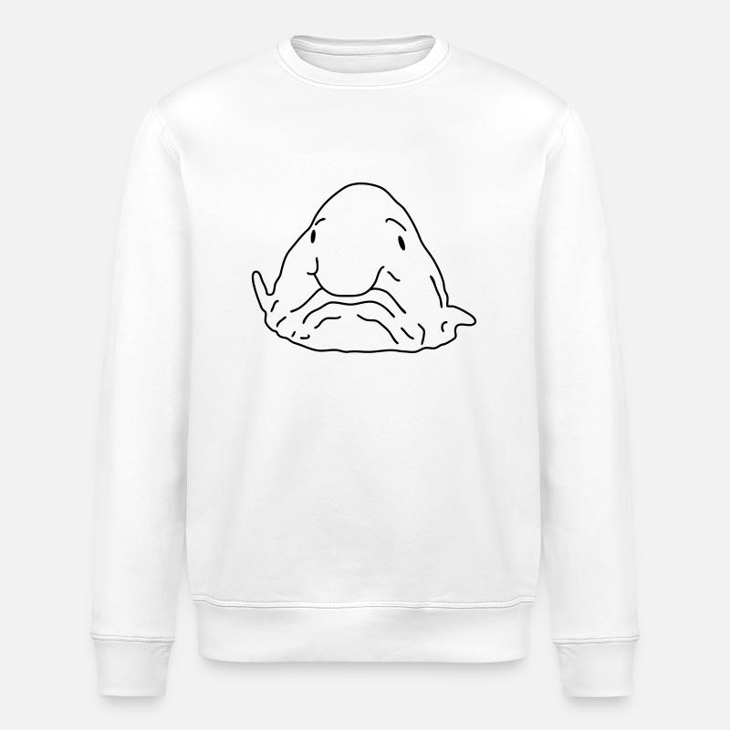 Blobfische - Stanley/Stella Unisex Bio-Sweatshirt ROLLER - Weiß