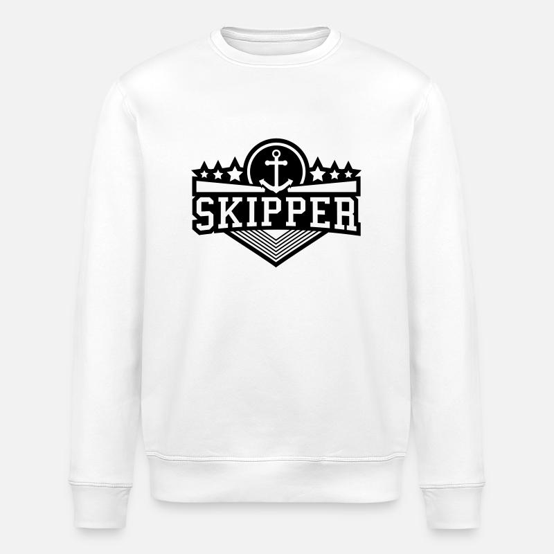 skipper_design_an1 - Sweat bio ROLLER Stanley/Stella Unisexe - blanc