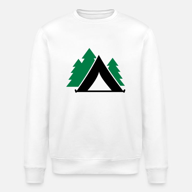 Tent - Stanley/Stella ROLLER Unisex Organic Sweatshirt - white