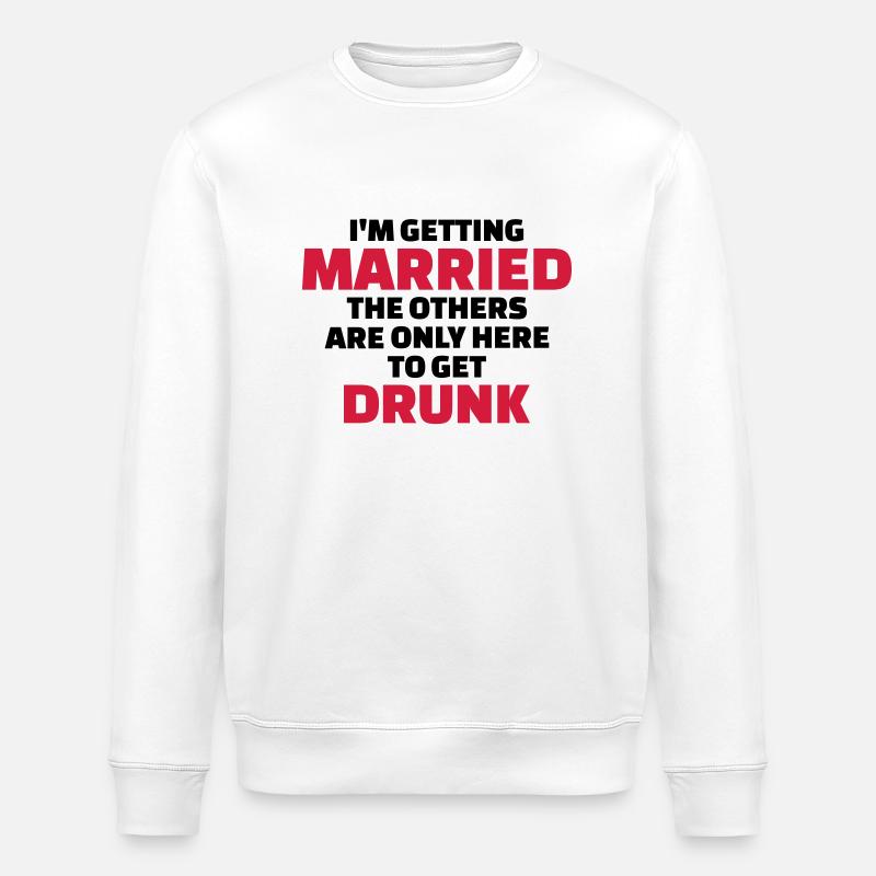I’m getting married - Sweat bio ROLLER Stanley/Stella Unisexe - blanc