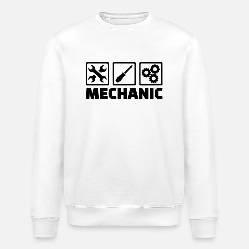 Mechaniker - Stanley/Stella Unisex Bio-Sweatshirt ROLLER - Weiß