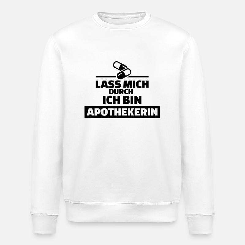 Apothekerin - Stanley/Stella Unisex Bio-Sweatshirt ROLLER - Weiß