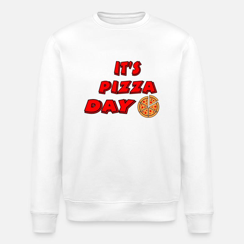 Pizza - Sweat bio ROLLER Stanley/Stella Unisexe - blanc