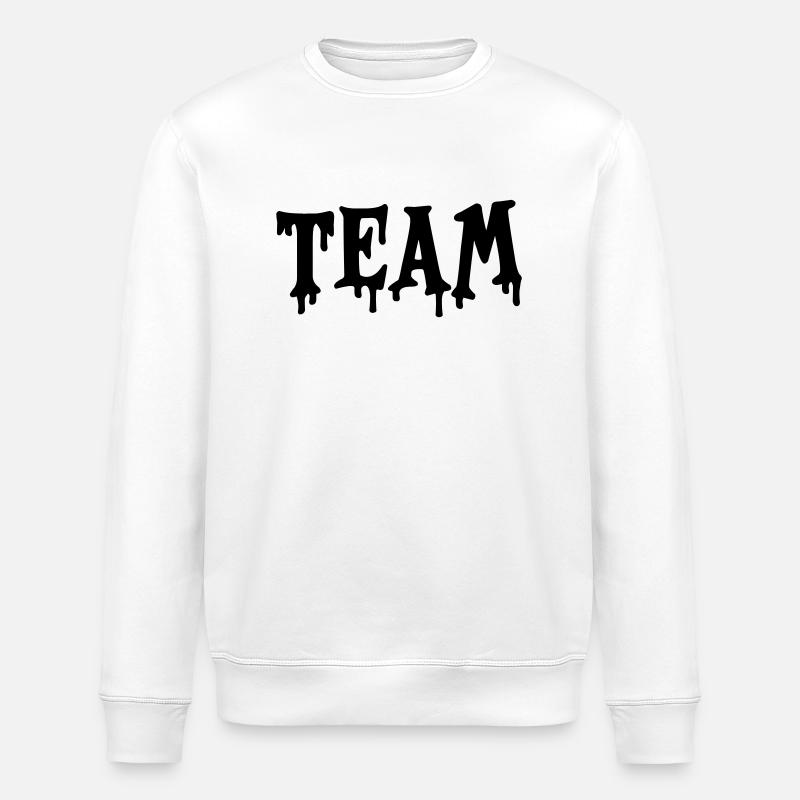 team - Stanley/Stella ROLLER Unisex Organic Sweatshirt - white