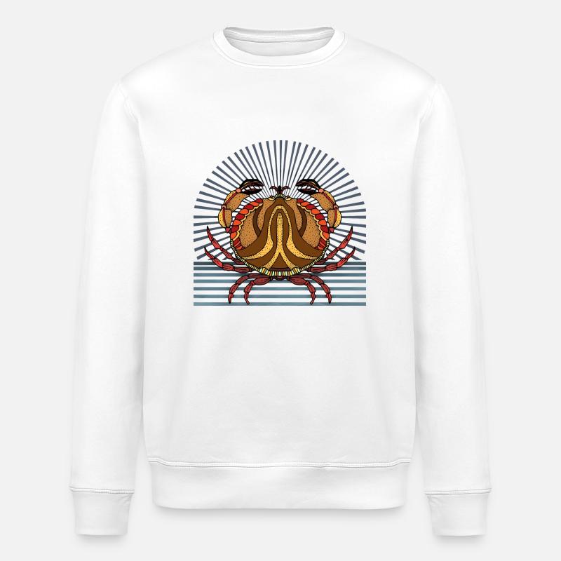 Krebs - Stanley/Stella Unisex Bio-Sweatshirt ROLLER - Weiß