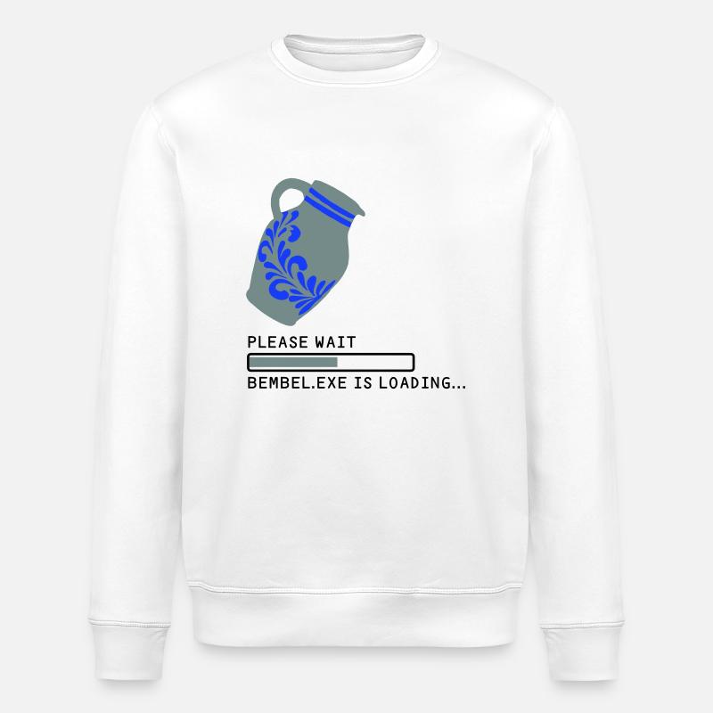 Bembel EXE Loading - Stanley/Stella ROLLER Unisex Organic Sweatshirt - white