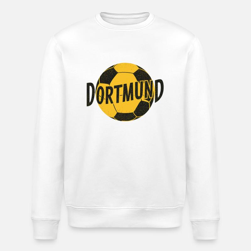 Fussball Dortmund - Stanley/Stella Unisex Bio-Sweatshirt ROLLER - Weiß