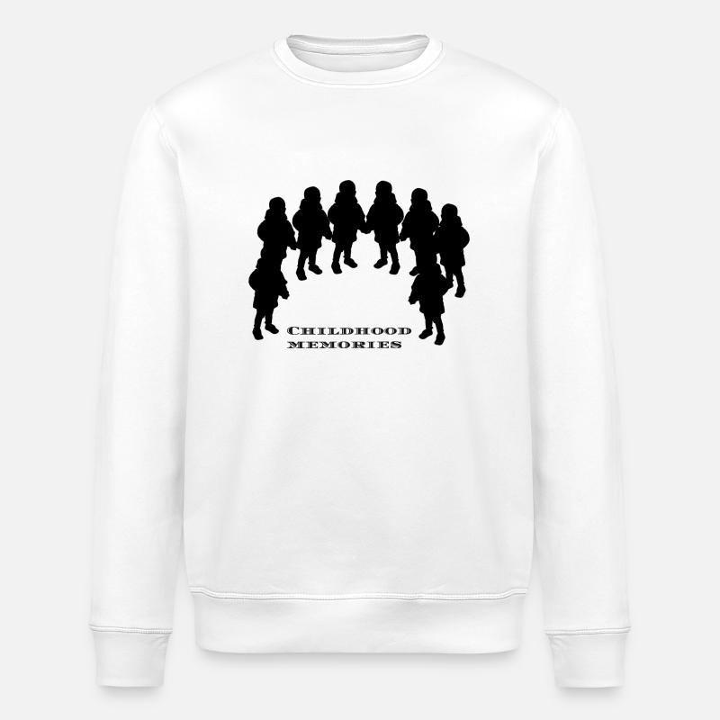 Kindheitserinnerungen - Stanley/Stella Unisex Bio-Sweatshirt ROLLER - Weiß