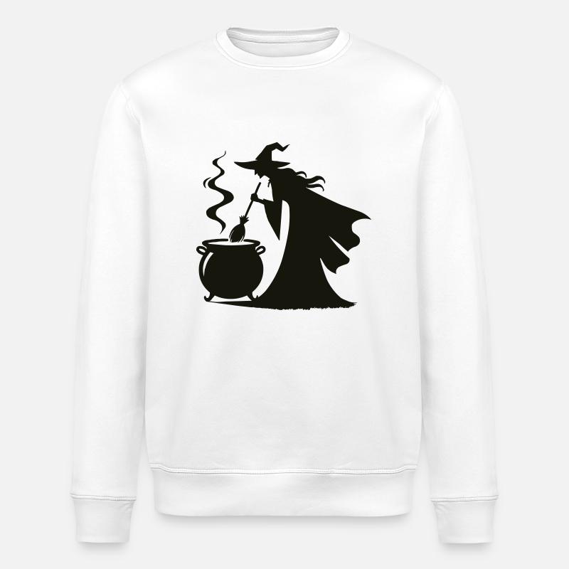 hexe kochtopf - Stanley/Stella Unisex Bio-Sweatshirt ROLLER - Weiß