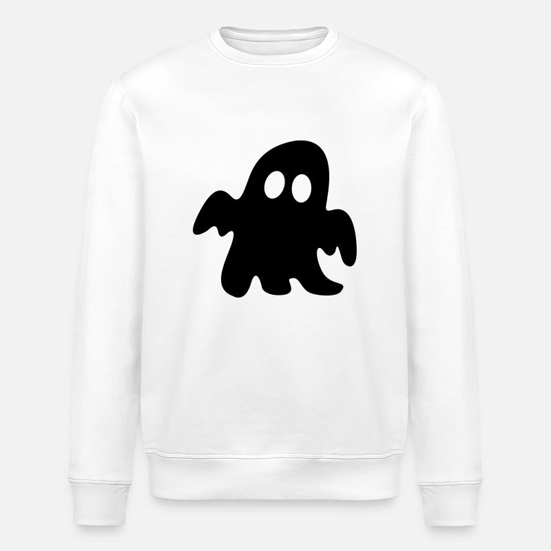 Spooky - Stanley/Stella Unisex Bio-Sweatshirt ROLLER - Weiß