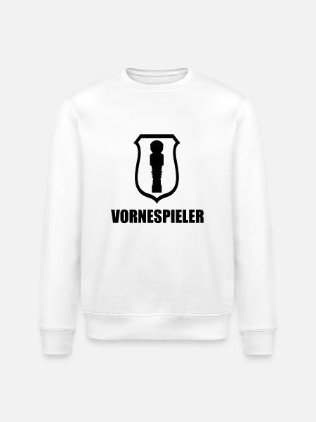 front player - Stanley/Stella ROLLER Unisex Organic Sweatshirt - white