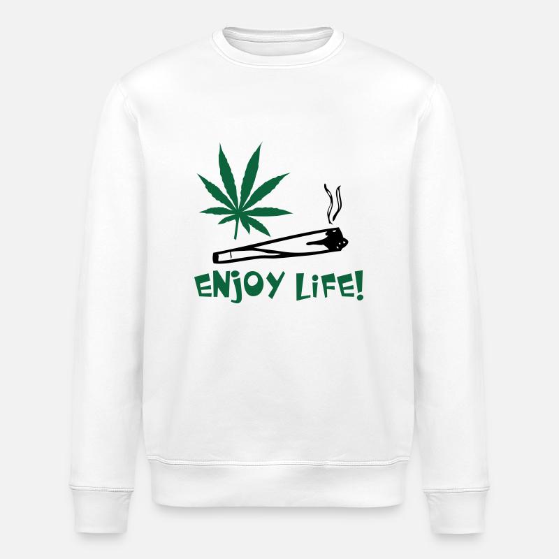 enjoylife - Sweat bio ROLLER Stanley/Stella Unisexe - blanc
