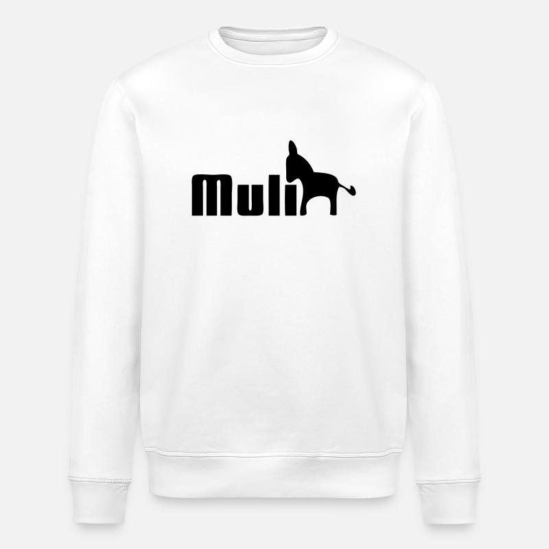 Muli - Stanley/Stella Unisex Bio-Sweatshirt ROLLER - Weiß