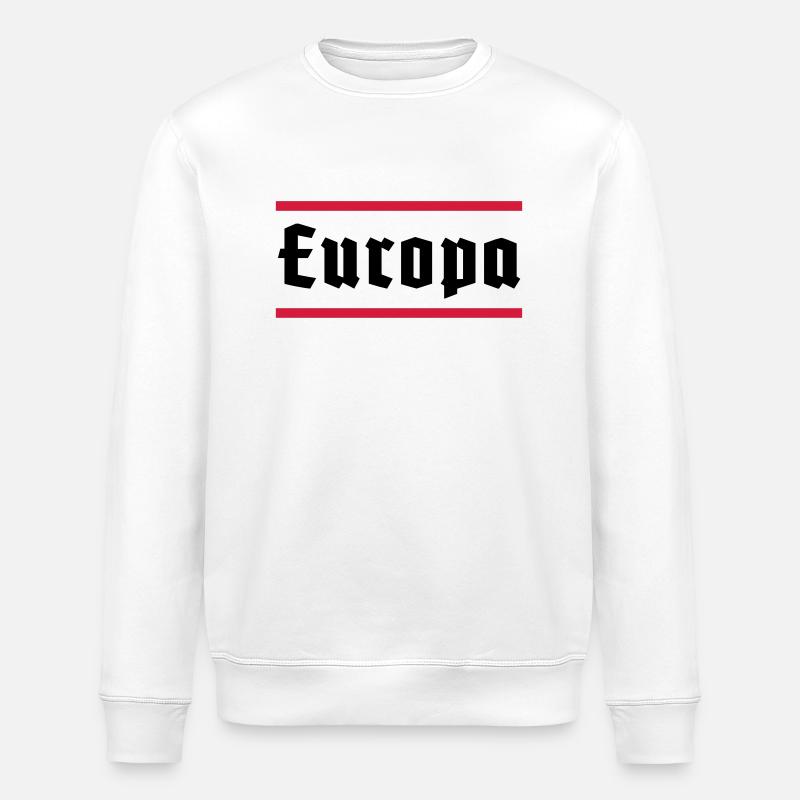 Europa - Stanley/Stella Unisex Bio-Sweatshirt ROLLER - Weiß