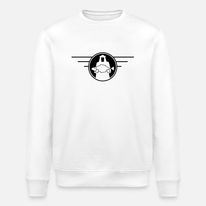 Fischkombinat - Stanley/Stella Unisex Bio-Sweatshirt ROLLER - Weiß