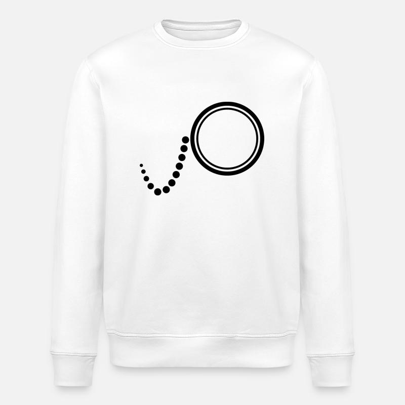 Monokel - Stanley/Stella Unisex Bio-Sweatshirt ROLLER - Weiß