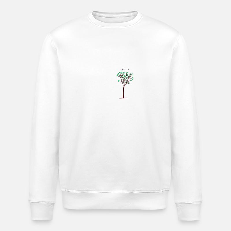 Arbre - Sweat bio ROLLER Stanley/Stella Unisexe - blanc