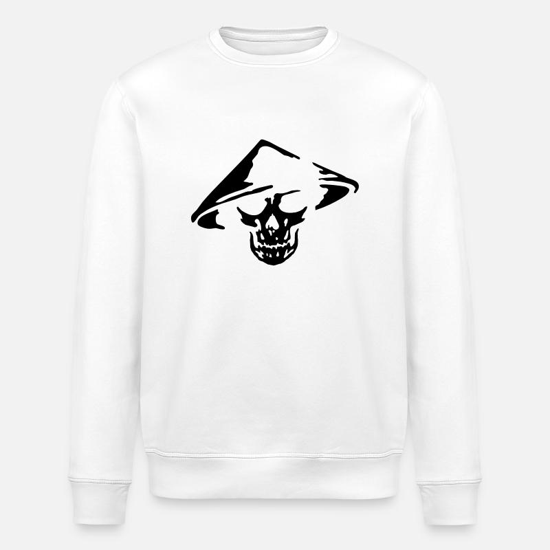 chinese skull - Sweat bio ROLLER Stanley/Stella Unisexe - blanc